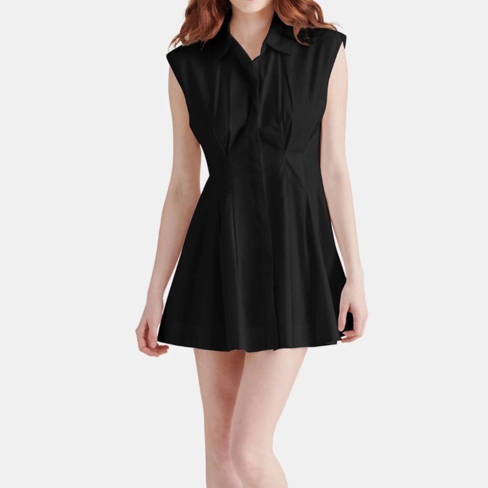 Steve Madden Black Midi Dress